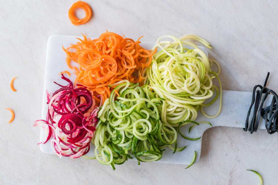 Make noodles out of your favorite veggies. (Photo: Getty)