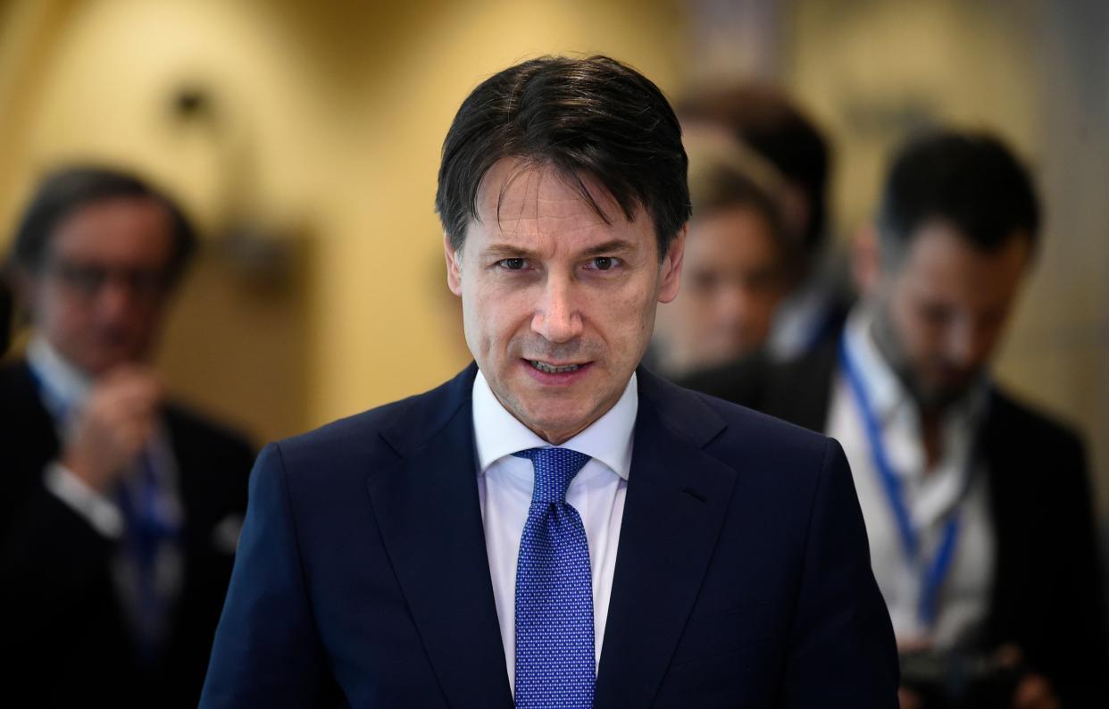 Italiens Premierminister Giuseppe Conte beim EU-Sondergipfel in Brüssel. (Bild: Getty Images)