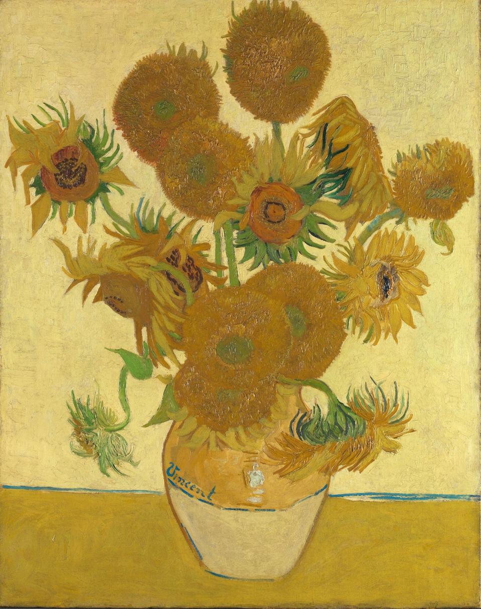 Van Gogh's Sunflowers is one of the National Gallery's most recognizable works