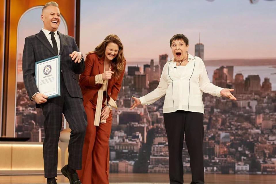 Forest appeared on “The Drew Barrymore Show,” where she was presented with the Guinness World Record for Oldest Working Female Comedian in the World. D'yan Forest/Instagram