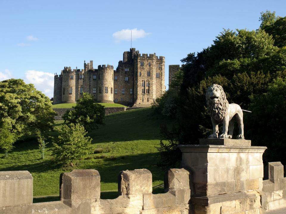 Alnwick Castle in England