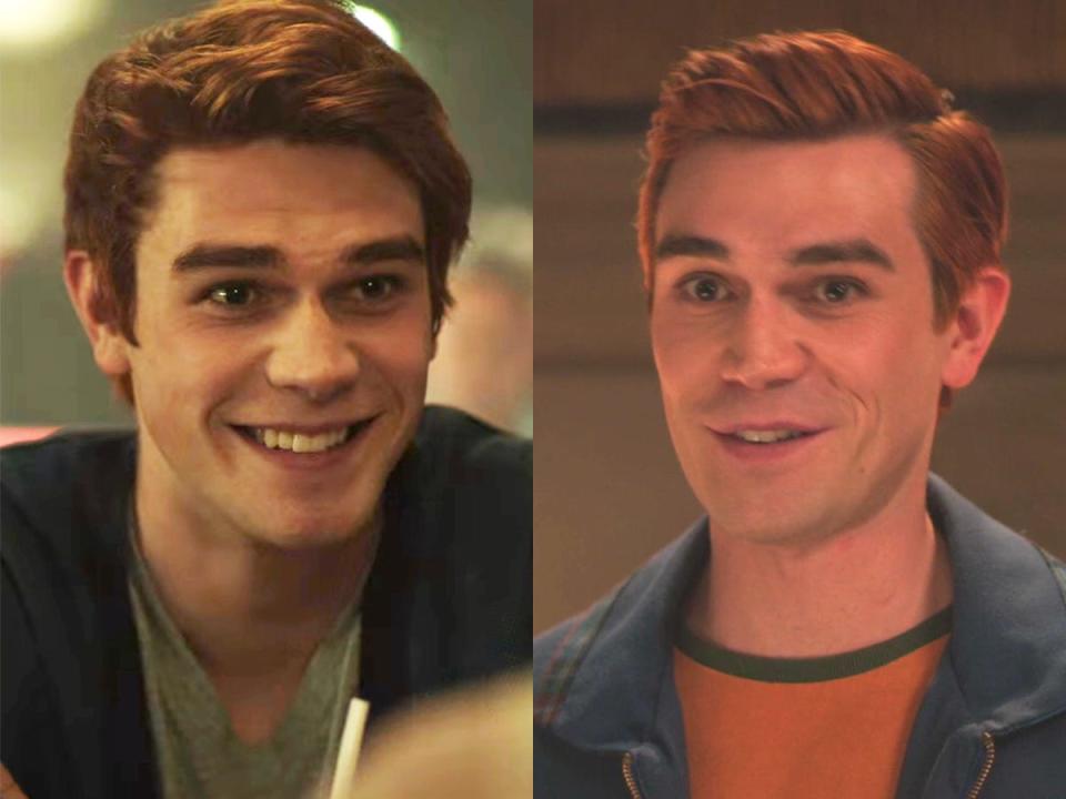 KJ Apa as Archie Andrews on the first and last episodes of "Riverdale."