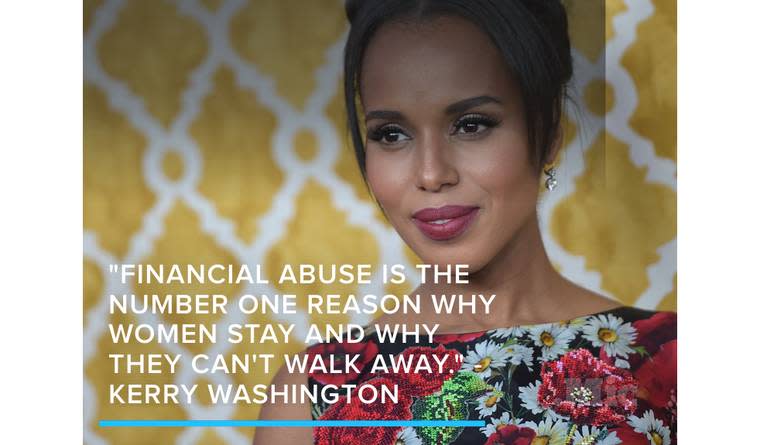 Kerry Washington Speaks Out About Ending Domestic Violence and Financial Abuse