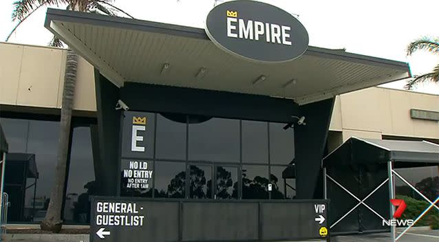 The incident occurred at Empire nightclub after McQuillan struck up a conversation with Hill's girlfriend. Photo: 7 News