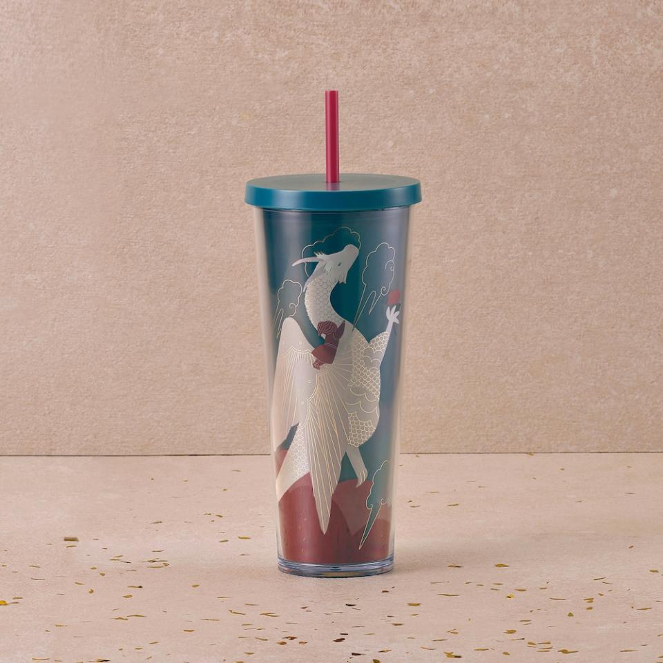 Starbucks Dragon and its Keeper on an Adventure Cold Cup 24oz