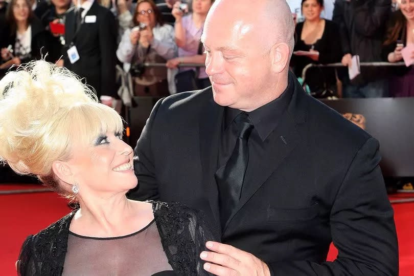 EastEnders co-stars Ross Kemp and Barbara Windsor