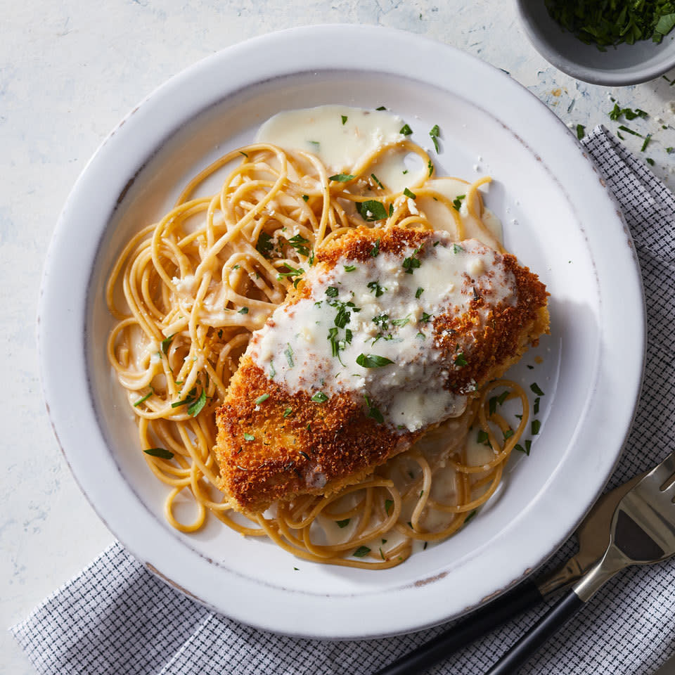 Creamy Lemon Chicken Parmesan