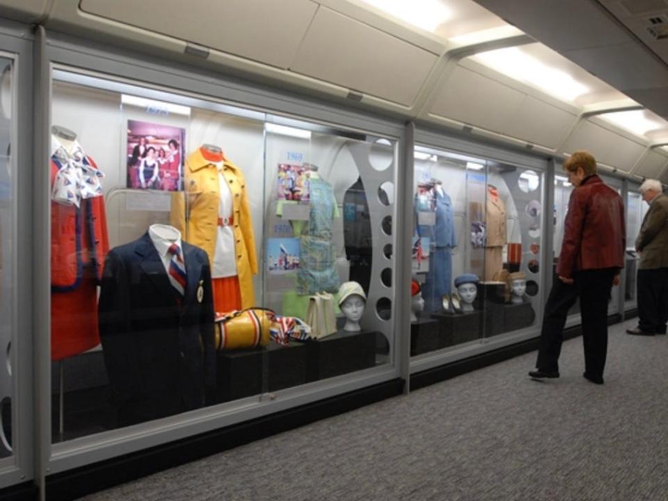 The Spirit of Delta 767 exhibit in Atlanta.