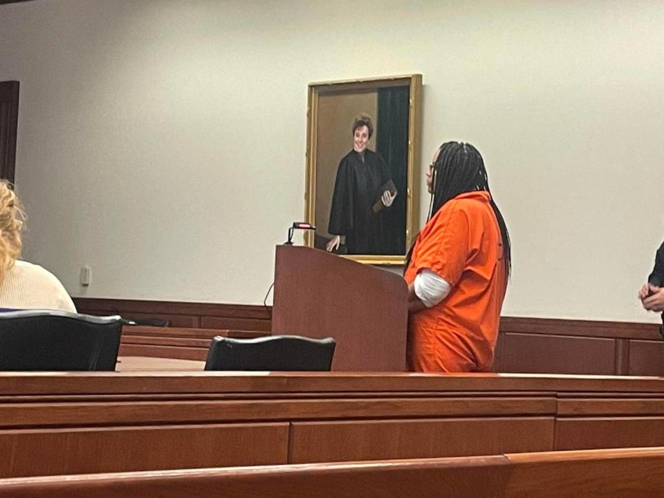 Lasielle White, 29, appeared in court again Thursday for a preliminary hearing after she was charged in a domestic violence case and shot by police during a subsequent incident.