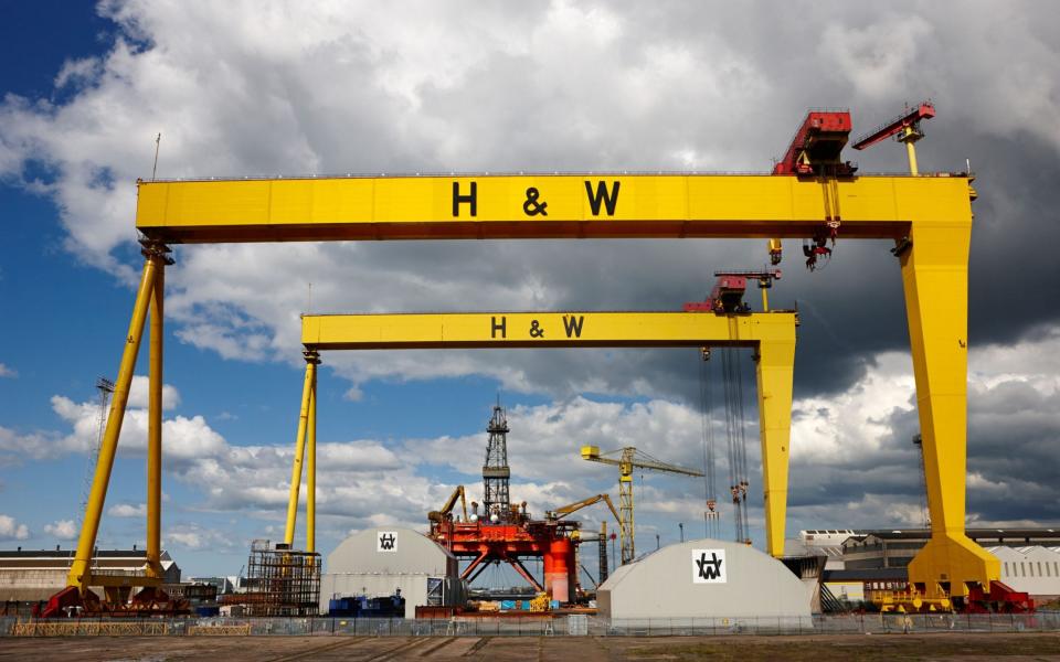 Harland Wolff Shipyard Loan - Radharc Images / Alamy Stock Photo