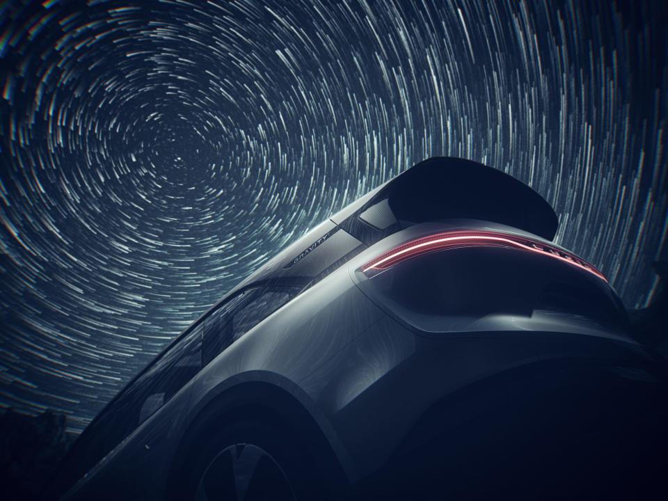 The Lucid Gravity electric SUV.
