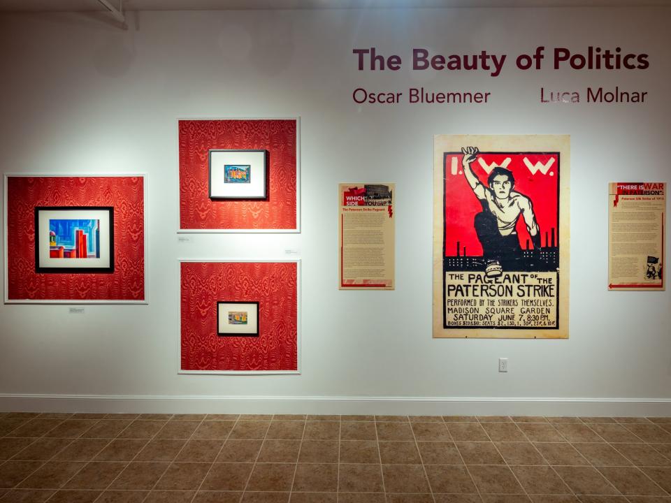 Stetson University’s Hand Art Gallery, “The Beauty of Politics: Oscar Bluemner and Luca Molnar,