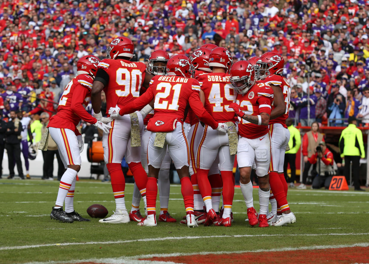 Yikes: ESPN reports the equipment bags of roughly 35 Kansas City Chiefs players weren't taken off the team plane on Saturday. (Scott Winters/Icon Sportswire/Getty Images)