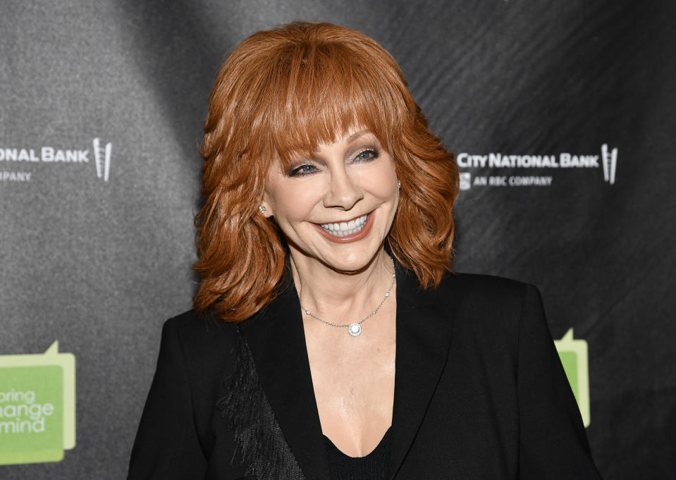 FILE - Reba McEntire attends the Bring Change to Mind benefit "Revels and Revelations 11" in New York on Oct. 9, 2023. (Photo by Evan Agostini/Invision/AP, File)