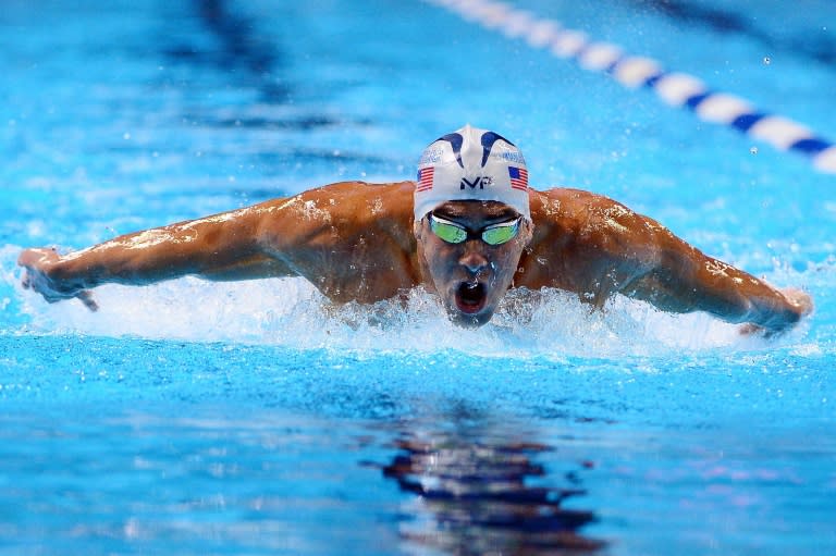 Michael Phelps clocked 1min 54.84sec in the 200m butterfly to become the first man to make a fifth US Olympic swimming team