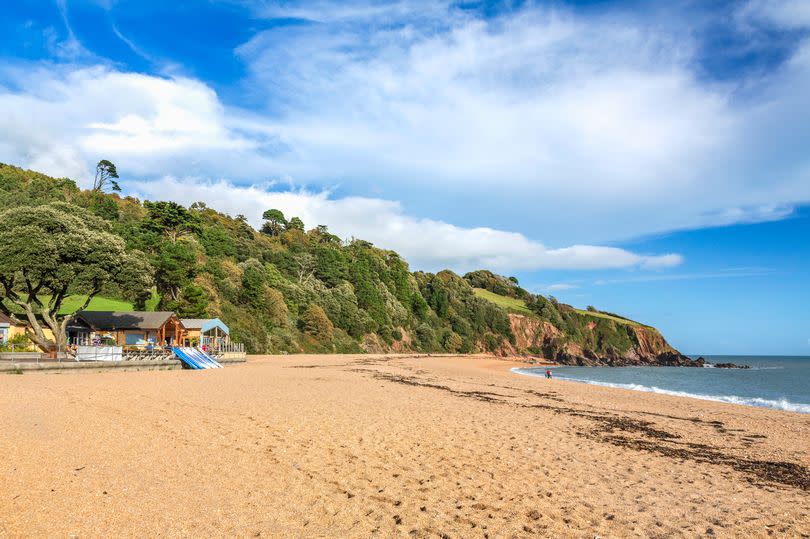 Blackpool beach in Devon