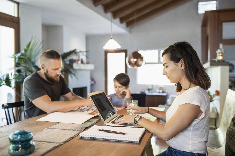 Filing your tax returns electronically can help you avoid delays, according to the IRS. (Credit: Getty Creative)