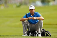 PALM BEACH GARDENS, FL - MARCH 02: Erik Compton waits to hit his tee shot on the 17th hole during the second round of the Honda Classic at PGA National on March 2, 2012 in Palm Beach Gardens, Florida. (Photo by Mike Ehrmann/Getty Images)