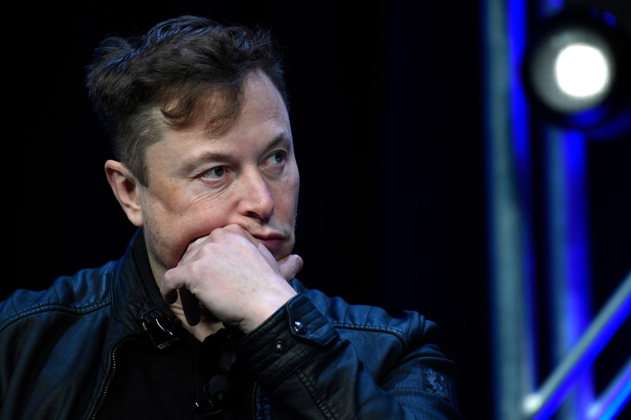 Elon Musk is seen in 2020.