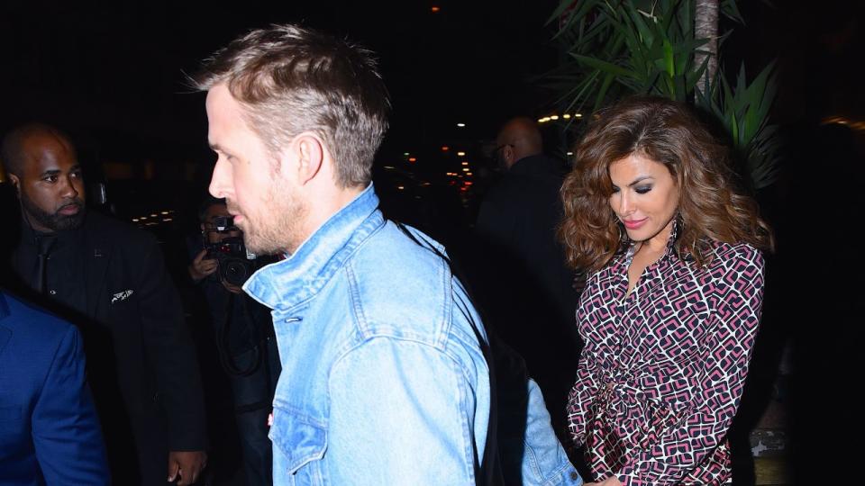 Ryan Gosling and Eva Mendes. Robert Kamau/GC Images.