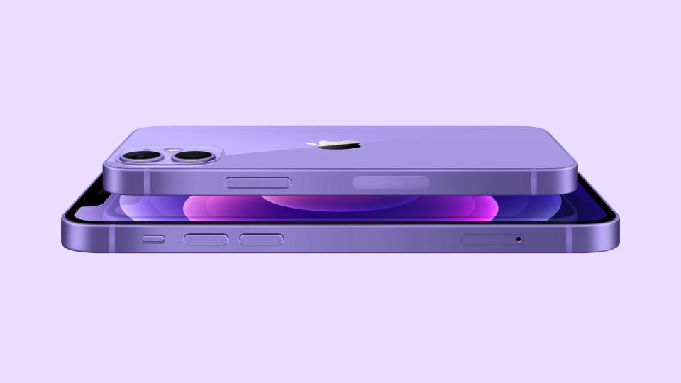 <p>The Apple iPhone 12 in a new color: Purple</p>
