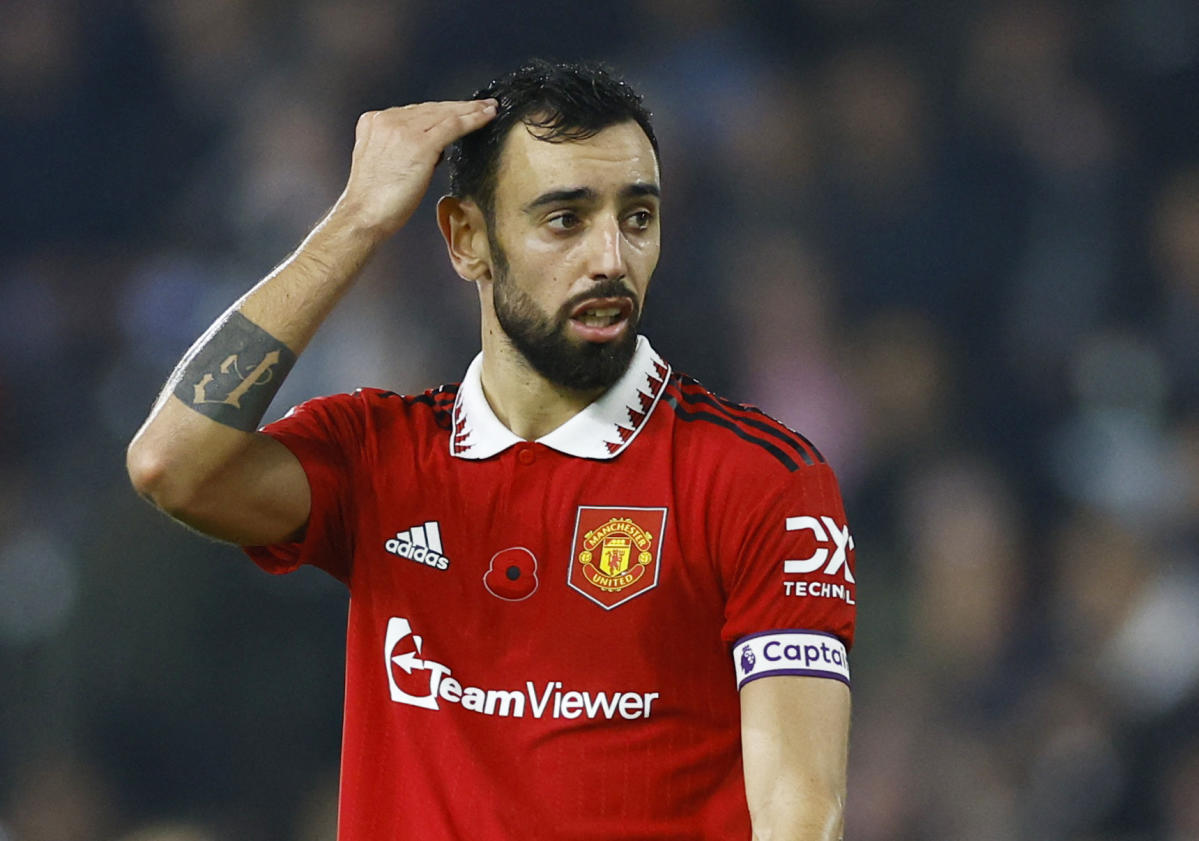 Man Utd star Bruno Fernandes builds his 'perfect player' including