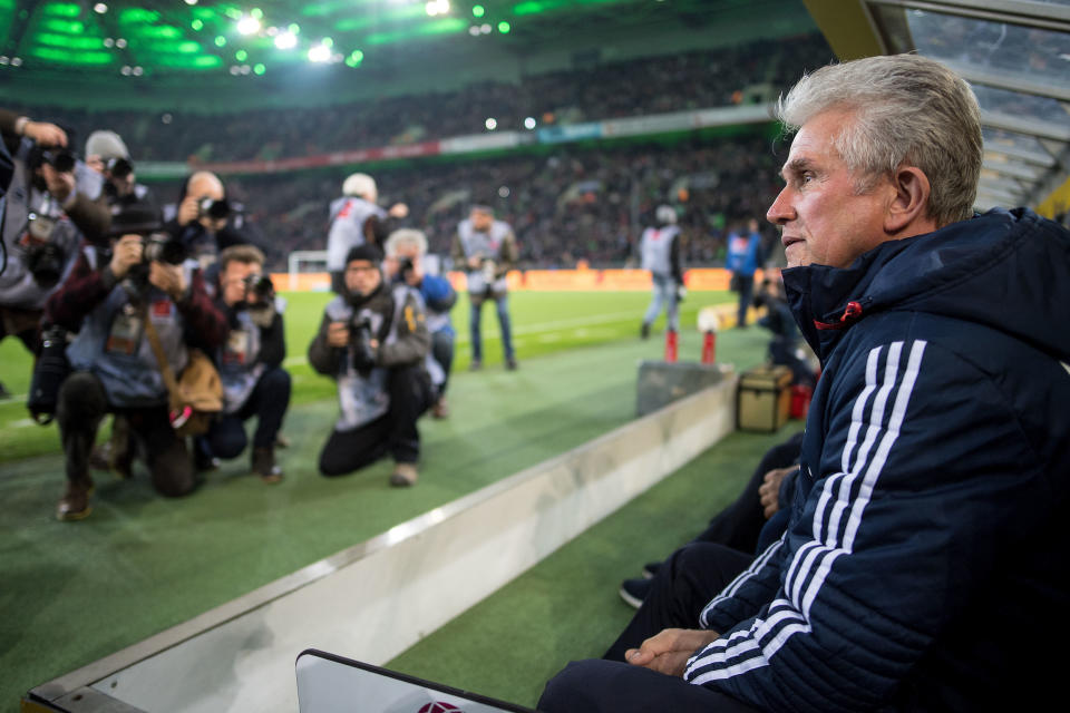 <p>Seit dem 9. Oktober dieses Jahres ist Jupp Heynckes wieder Bayern-Trainer. Und das zum bereits vierten Mal. Der Rheinländer trainierte die Münchner bereits in den Jahren 1987-1991, als Interimscoach für kurze Zeit im Jahr 2009 sowie in der Zeit von 2011 bis 2013. Jetzt, nach seiner Rückkehr, gab‘s zum Auftakt gleich ein sattes 5:0 gegen den SC Freiburg. (Bild: dpa) </p>