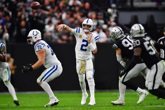 Colts show immense fight in 25-20 win over Raiders