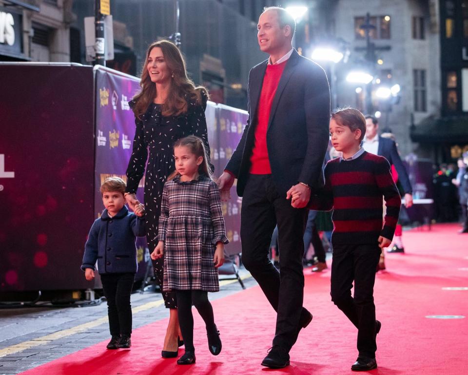 The Duke and Duchess Of Cambridge And Their Family Attend Special Pantomime Performance To Thank Key Workers