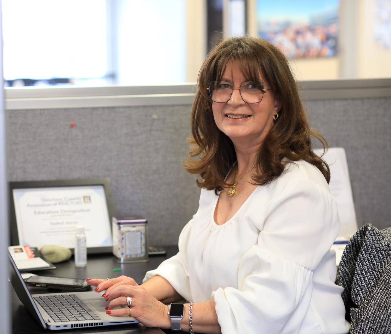 Isabel Alves, president of the Dutchess County Association of Relators and an associate broker with RE/MAX Town and Country at her office in Fishkill on March 20 2024.