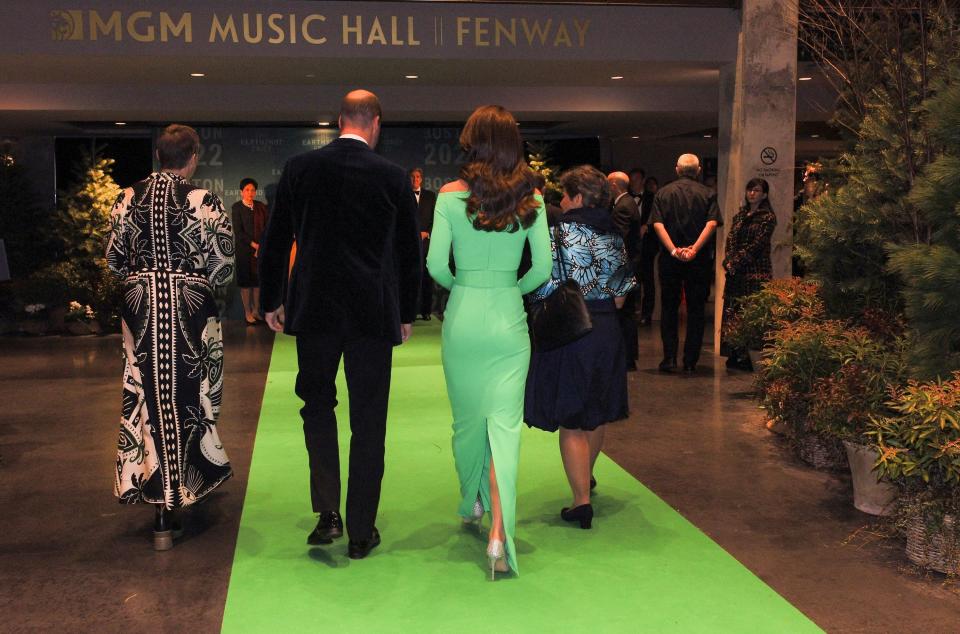 Britain's Prince William, Prince of Wales, and Catherine, Princess of Wales, attend the 2022 Earthshot Prize ceremony.