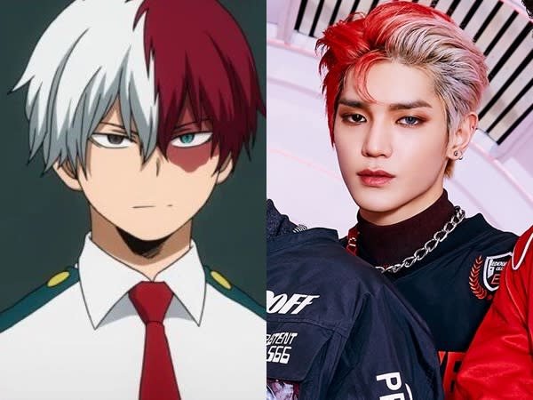 Warna Rambut Merah Putih Taeyong Nct Dinilai Mirip Dengan Tokoh Anime Ini