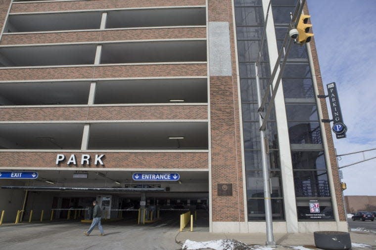 South Bend police are investigating a fatal shooting in a downtown South Bend parking garage in the 100 block of Wayne Street on Sunday March 5, 2023. Police have not identified the victim as of Monday morning.