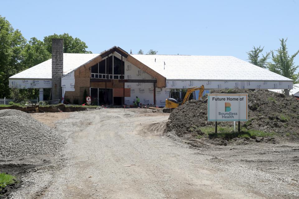 The new Boundless Health facility is shown under construction May 17.