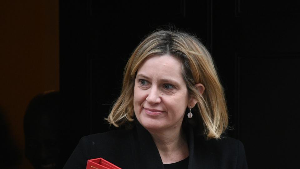 Amber Rudd outlawed National Action in December 2016 but a number of people have appeared in court charged with links to the group. (PA)