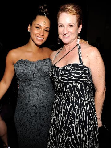<p>Kevin Mazur/WireImage</p> Alicia Keys and Terria Jospeh attend Keep A Child Alive's 7th annual Black Ball on September 30, 2010 in New York City.