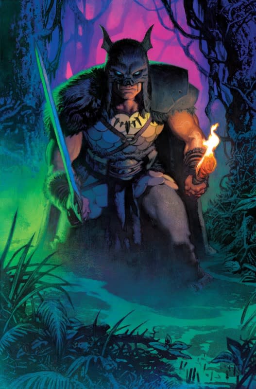 Batman the Barbarian reimagines Batman as a medieval antihero.<p>DC</p>