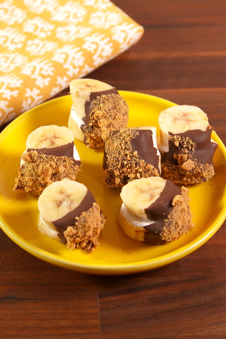 S'mores Banana Bites