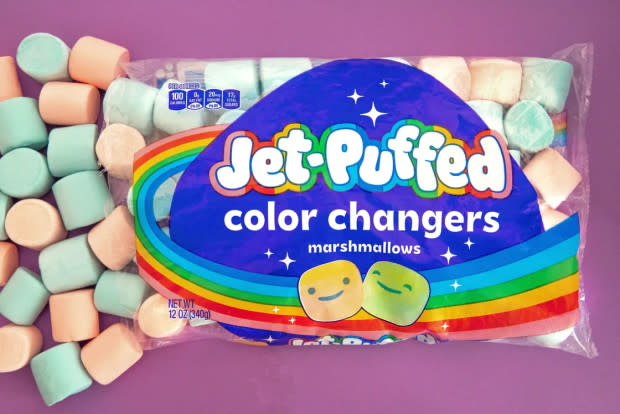 <p>Jet-Puffed</p>