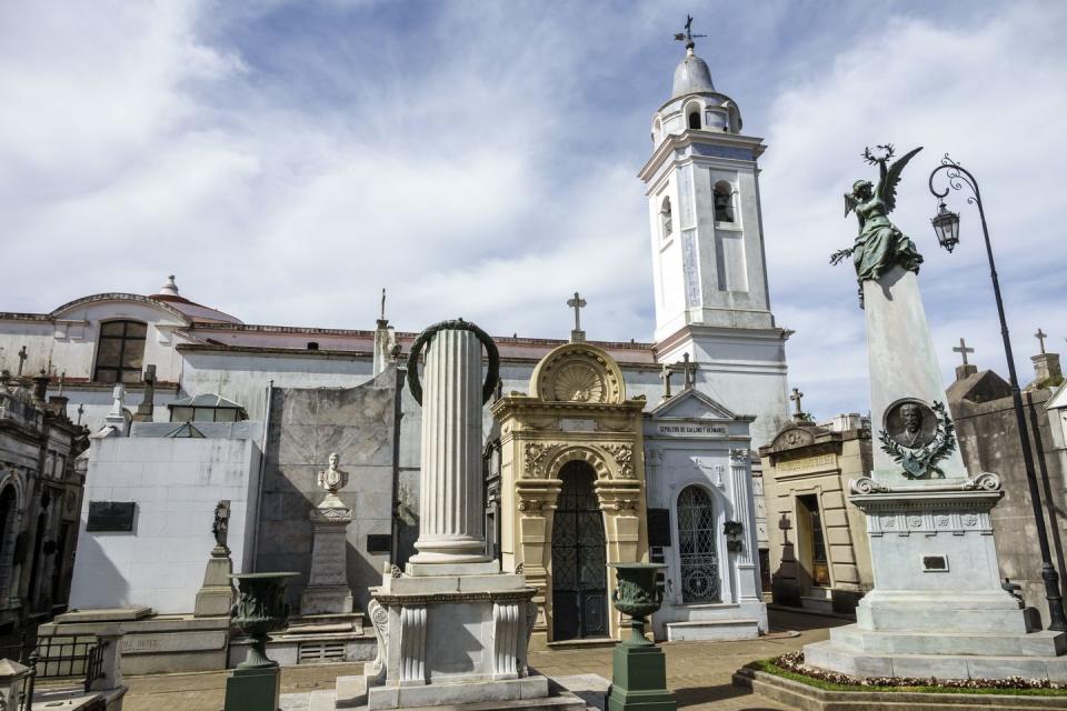 2) La Recoleta Cemetery,;Buenos Aires, Argentina