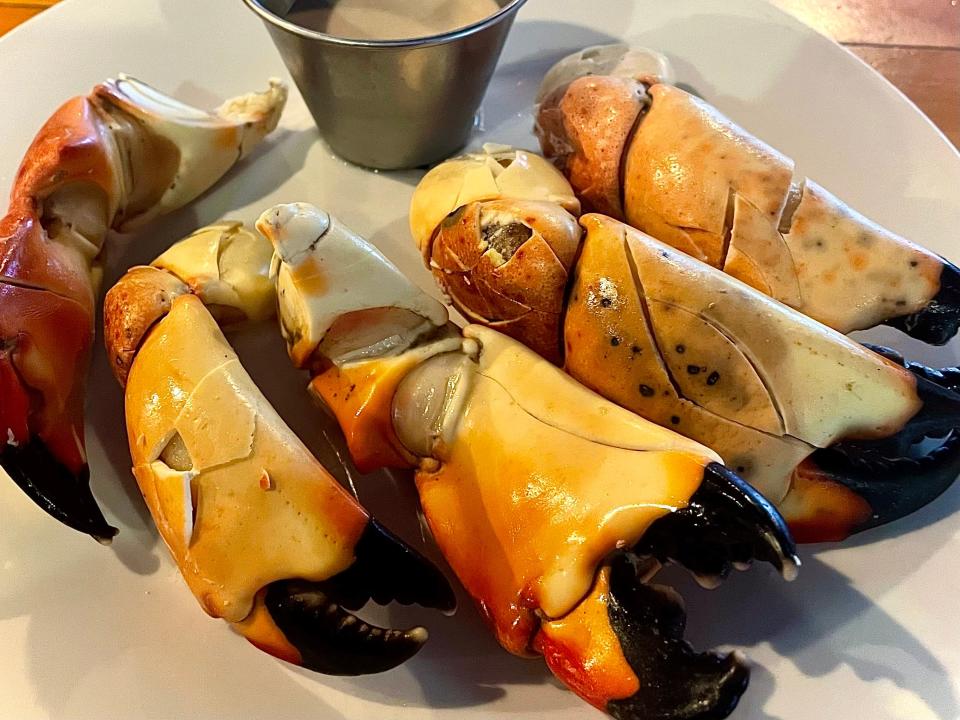 Stone crab from 386 in Palm Coast.