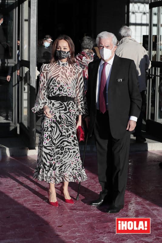 Isabel Preysler y Mario Vargas Llosa en el estreno de la nueva temporada del Teatro Real