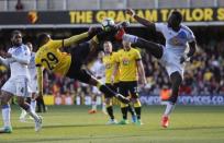 Britain Soccer Football - Watford v Sunderland - Premier League - Vicarage Road - 1/4/17 Watford's Etienne Capoue in action with Sunderland's Lamine Kone Reuters / Eddie Keogh Livepic