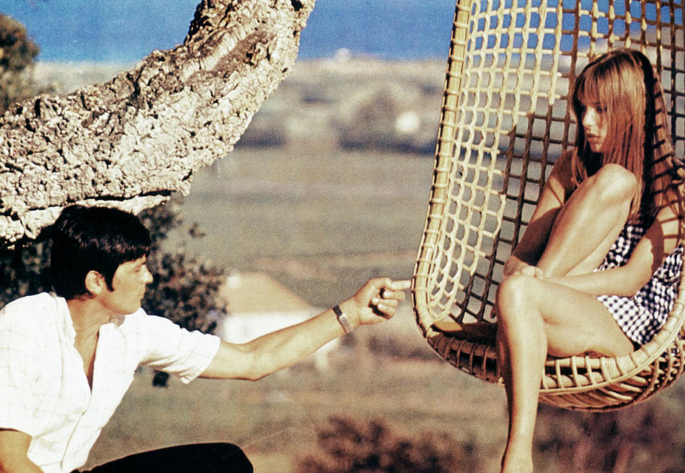 Alain Delon and Jane Birkin in 'The Swimming Pool' 1969