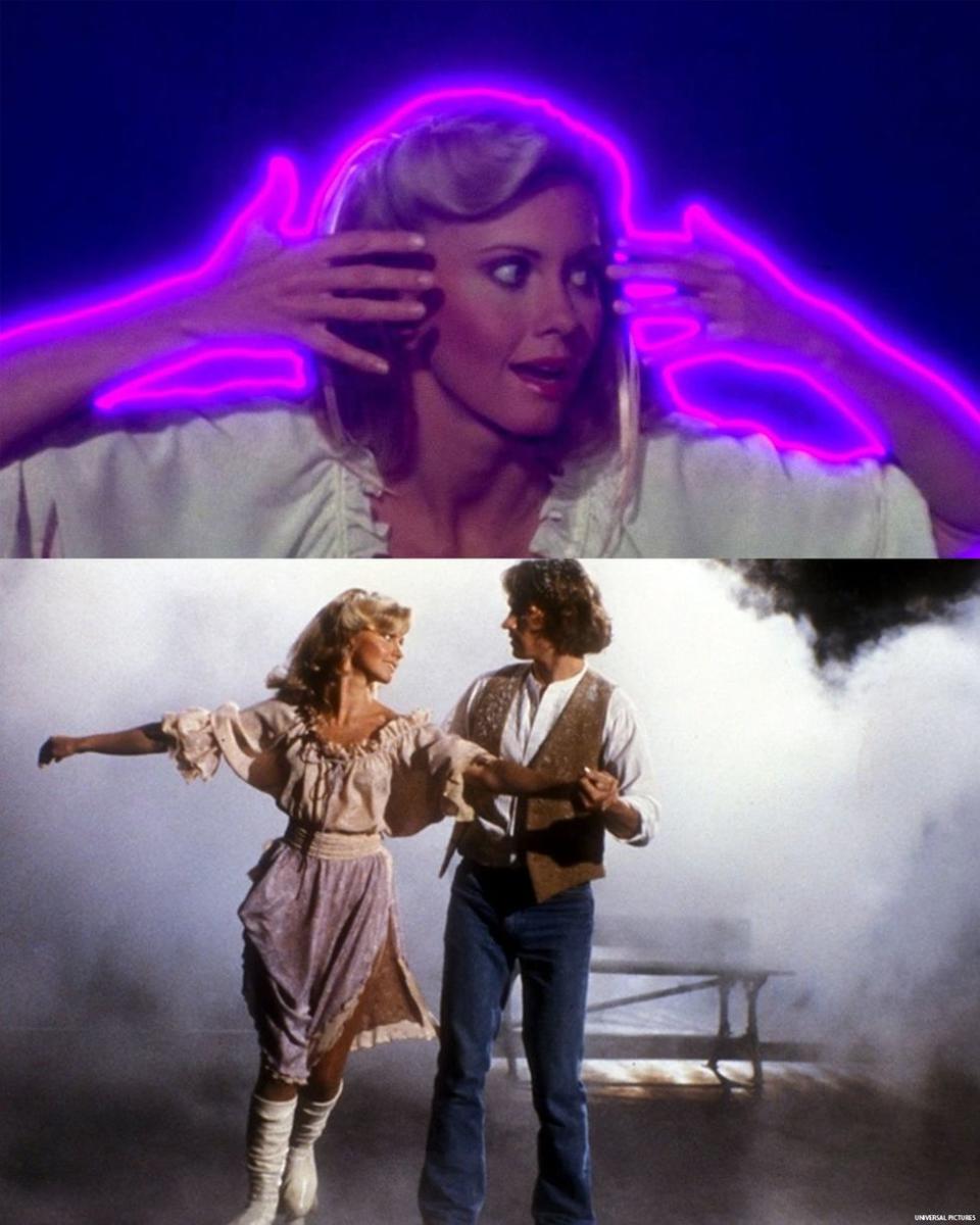 Olivia Newton-John and Michael Beck