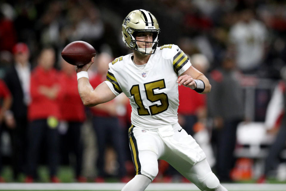 Trevor Siemian came up big for the Saints off the bench. (Photo by Sean Gardner/Getty Images)