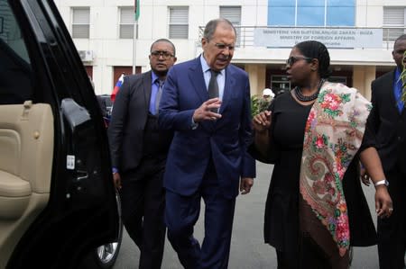 Russia's FM Lavrov visits Suriname