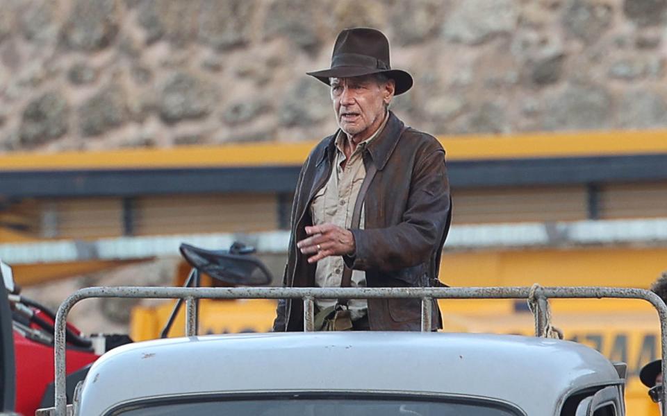 Seit 1981 als "Indiana Jones" unterwegs: Harrison Ford verletzte sich bei den Dreharbeiten zum fünften Teil an der Schulter. (Bild: Robino Salvatore / GC Images / Getty)