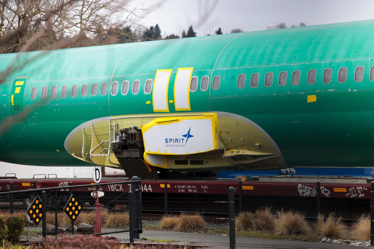 A Spirit AeroSystems plane.