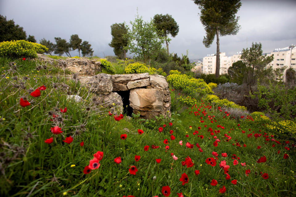 A part of the trench is seen in a former Jordanian military post known as Ammunition Hill in Jerusalem, March 5, 2019. Originally built by the British, the site was captured by Jordan in the 1948-1949 war and held by them until Israeli troops captured it in the 1967 Six Day War.  (Photo: Ronen Zvulun/Reuters)